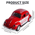 1 32 Scale Alloy Toy Car Mini Alloy Die-cast Beetle Car Model Retro Veteran Car