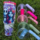 Jack   Sally Before Christmas 40oz Tumbler - Stainless Steel - Glow In The Dark