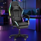Footrest  Chair Gaming With Led Light  Office Chair High-back Rgb Ergonomic A