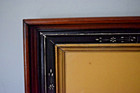 Antique Eastlake Victorian Walnut Picture Frame 12 5  X 15  Hand-carved Etching