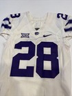 Game Worn Used Nike Kansas State Wildcats Ksu  Football Jersey Size 38  28