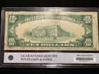 1929  10 National Bank Note Anglo Ca Ntl  Bank San Fran Ca  Rare Light Tan Seal