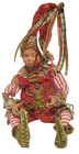 Christmas Pixie Elf 18 or Moor Decorative Wireframe Doll Jester