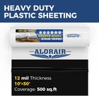 Alorair Crawl Space Vapor Barrier 12 Mil 10 x50   Drop Cloth Coverage 500 Sq ft