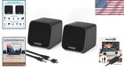 Pc Computer Speakers With Surround Sound Usb Wired Laptop Deep Bass For Desktop