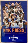 Ny Knicks Playoffs Program Msg Nyk Press Magazine Jalen Brunson Nba Basketball