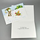 Set Of 18 Holiday Christmas Greeting Cards Snowman Dog Snow