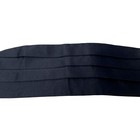 Crewcuts Kids Cummerbund Boys L xl Black Silk Formal Wear Belt Accessory J crew