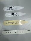 Plastic Collar Stays Various Sizes And Designers Lot Of 36 Vintage