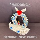    new   lego Wedding  Bride And Groom Mini Figures Wedding Ornamented Arch
