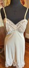 Vintage 1950   s Van Raalte Opaquelon Nylon Lace Dress Slip Size 39  7925 44 A