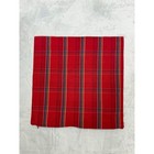 Vtg Ikea Annbritt Pillow Covers 19 5x19 5 Red Plaid Cotton Set Of 2