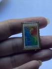 Postage Stamp Breat Cancer Vintage Hat Lapel Pin Enamel Usps