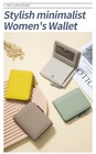 Genuine Leather Bifold Unisex Slim Wallet Rfid Blocking Cards Holder Coin Purse
