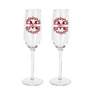 Monogram Champagne Flutes  Personalized Champagne Flutes  Wedding Party Gifts