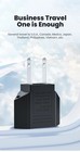 New Eu Euro Europe To Us Usa Power Jack Wall Plug Converter Travel Adapter Us