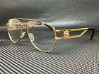 Versace Ve1269 1002 Gold Pilot Men s 57 Mm Eyeglasses