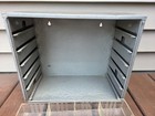 Vintage Akro-mils Metal E-z Find Full Vue  Parts Storage Bin Cabinet 6 Drawer