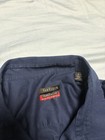 Van Heusen Flex Collar Slim Fit Stretch Blue Solid Dress Shirt 17 5 36 37
