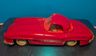 Vintage Rare 1954-57 Red Mercedes Benz 300sl Tin Friction Toy Car Made In Japan