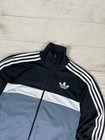 Vintage Adidas Track Jacket 00s Balenciaga Style Y2k Men Size S Black