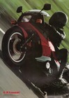 1983 Kawasaki 750 Turbo Brochure Zx750-e1 Motorcycle 12 Page Rare