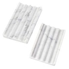 2pcs  Italian Natural Marble Soap Dish For Shower  Stone Soap Tray For 