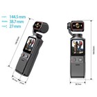 Wifi Pocket Action 1080p Camera 180   Rotation Vlog Camera Handheld Dv Sports Cam