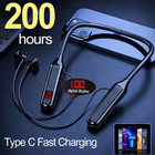 Wireless Bluetooth Neckband Headphones Mic Headset Stereo Earbuds Earphone