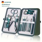 Professional Stainless Steel Manicure   Pedicure Nail Care Kit Set With Travel C