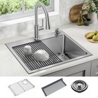 Delta Emery 25  Workstation Sink  Ss Single Bowl   Kit-certified Refurbished