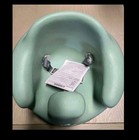 Bumbo Infant Floor Seat Baby Sit Up Chair With Adjustable Harness  Hemlock Green