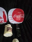 Vintage Coca-cola Plates  Jugs  Clock And Stapler Lot Look