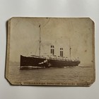 Antique Cabinet Card Photograph Ss St Paul Ocean Liner Ship Spanish American War
