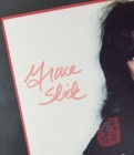 Grace Slick Signed Framed Matted 8x10 Photo Jsa Coa Jefferson Airplane Starship