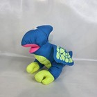 10  Fisher-price Dinosaur Vintage 1992 Puffalump Blue Dragon Plush Sound Works