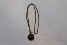 Vintage Swiss Baylor Ladies Pocket Watch Necklace Gold Filled Chain Manual Wind