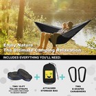 Camping Hammock Double   Single Portable Hammocks With 2 Tree Straps And Attache