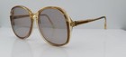 Vintage Ao Safety Ec230 Brown Translucent Oval Horn-rim Sunglasses Frames Only