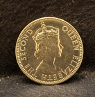 1974 Belize  british Honduras  25 Cents  Mintage  100 000  Ch Unc  Km-36  bz10 
