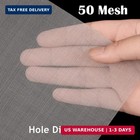 1pack 50 Mesh 304 Stainless Steel Woven Wire Mesh  Never Rust  Hard And Heat Res