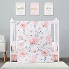  3-piece Crib Bedding Set For Boy Girls  Includes Crib Floral  mini Crib Set 