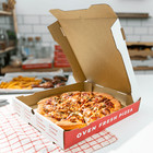 Karat Corrugated Pizza Box  14  x14  x2    Generic Print - 50 Pcs  Fp-pbf14wg