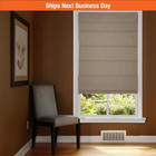 Cordless Blackout Fabric Roman Shade 29x64 Linen