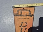 Vintage 1928 Duluth Minnesota Aerial Bridge Leather Pennant 6 5    X 16 5   