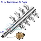 8 Outlet Commerical Air Pump Adjustable Metal Divider Air Splitter  Valves