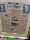 The Wright Brothers Airplane Model Plans Antiqued Distressed 21x17  Poster