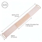 Back Scrubber Bath Shower Strap Loofah Spa Skin Brush Sponge Body Exfoliating