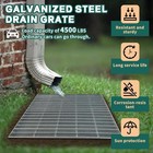 Galvanized Steel Drainage Grate  Heavy Duty B125 Floor Drain Cover  Rust-proof