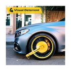 Tevlaphee Wheel Lock - Car Boot Anti-theft Trailers Wheel Clamp Lock Parking    
